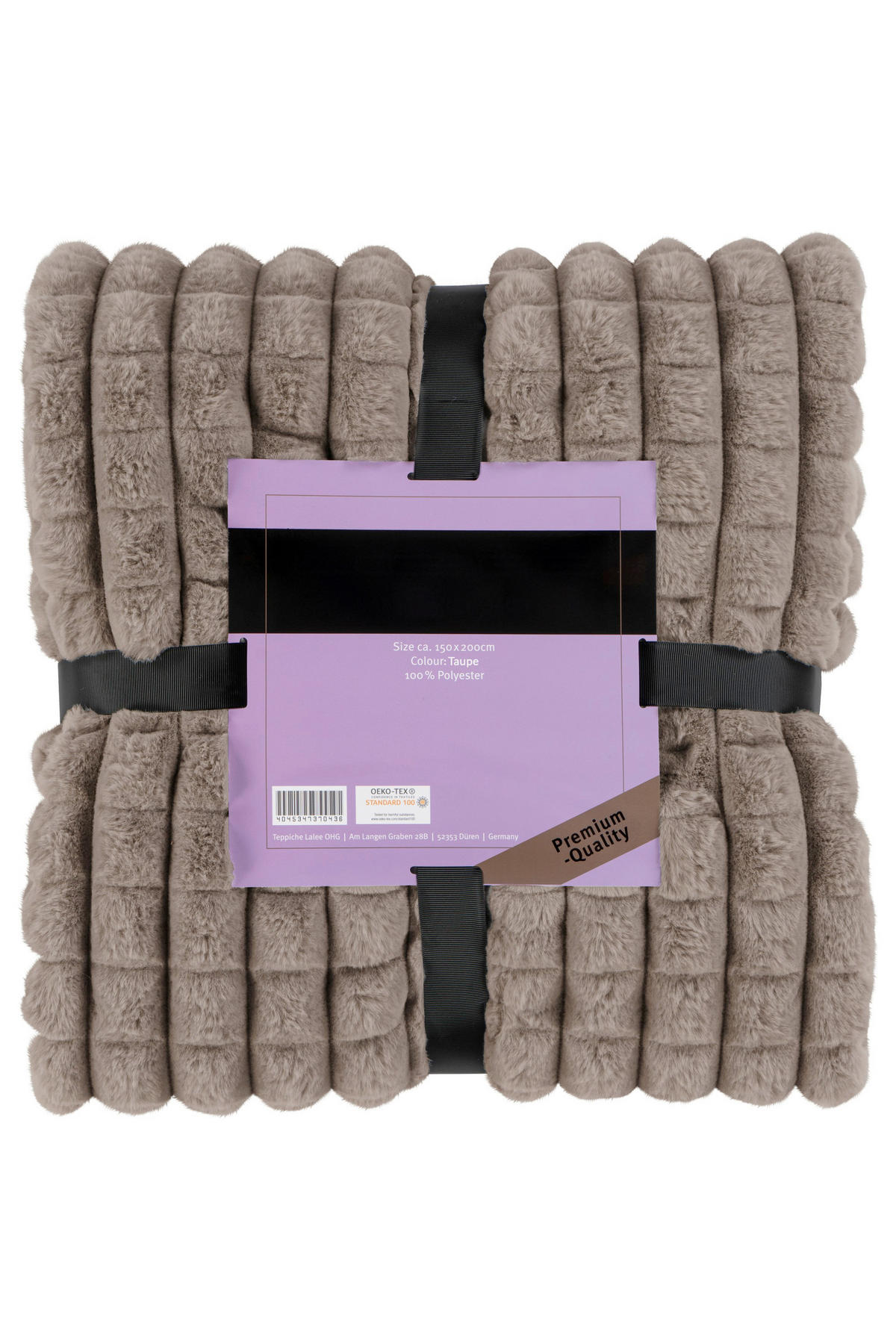 WOHNDECKE 150/200 cm  - Taupe, Basics, Textil (150/200cm) - Kayoom