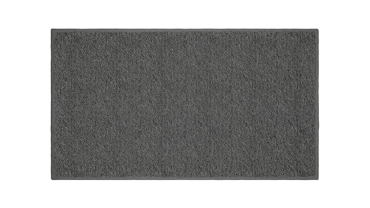 KÚPEĽŇOVÁ PREDLOŽKA, 65/115 cm - antracitová, Basics, textil/plast (65/115cm) - Grund