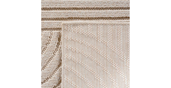 FLACHWEBETEPPICH 80/250 cm HELIX Beige  - Beige, Basics, Kunststoff/Textil (80/250cm) - Novel