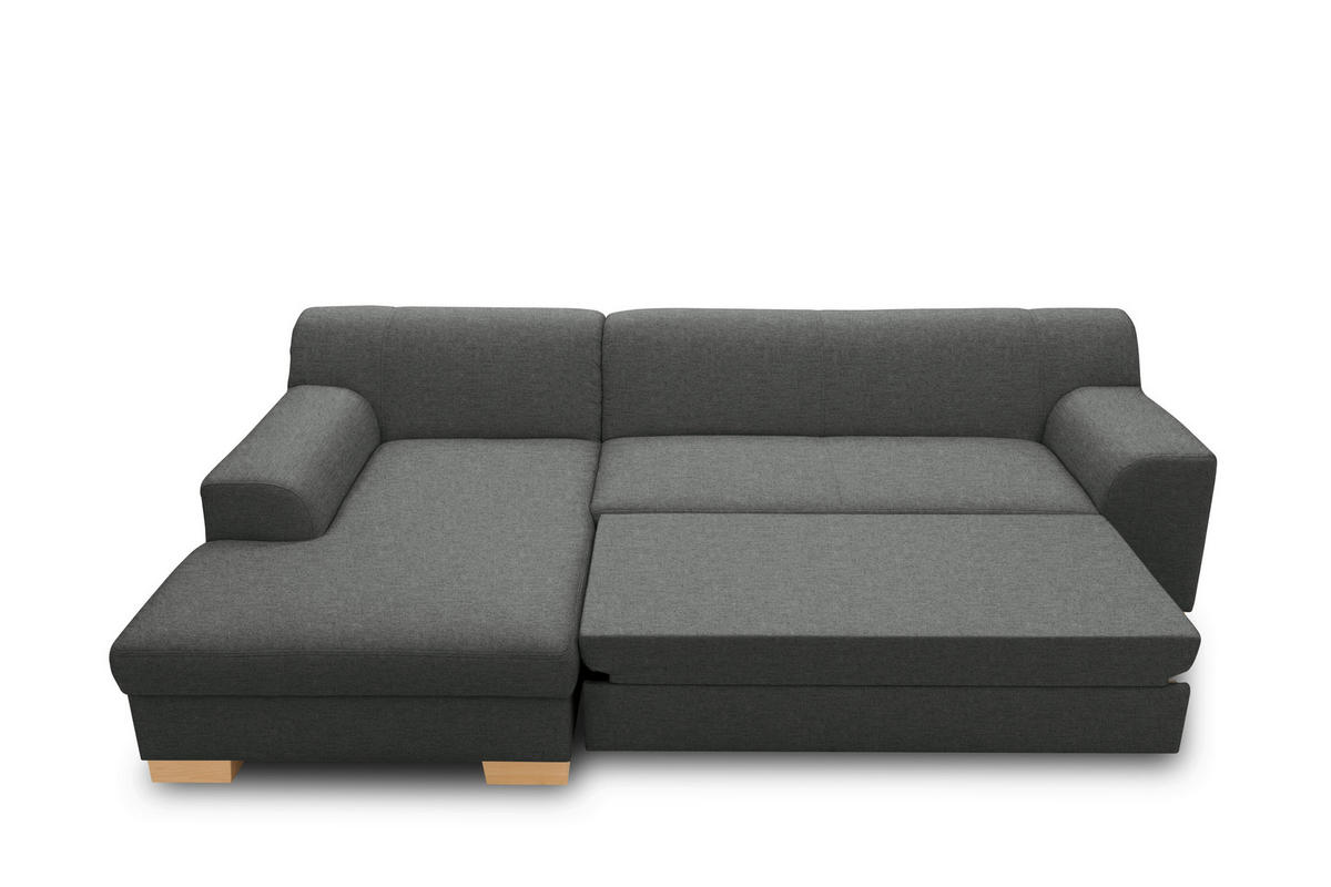 ECKSCHLAFSOFA  TINOS Beige Webstoff  - Beige, Basics, Textil (273/157cm) - MID.YOU