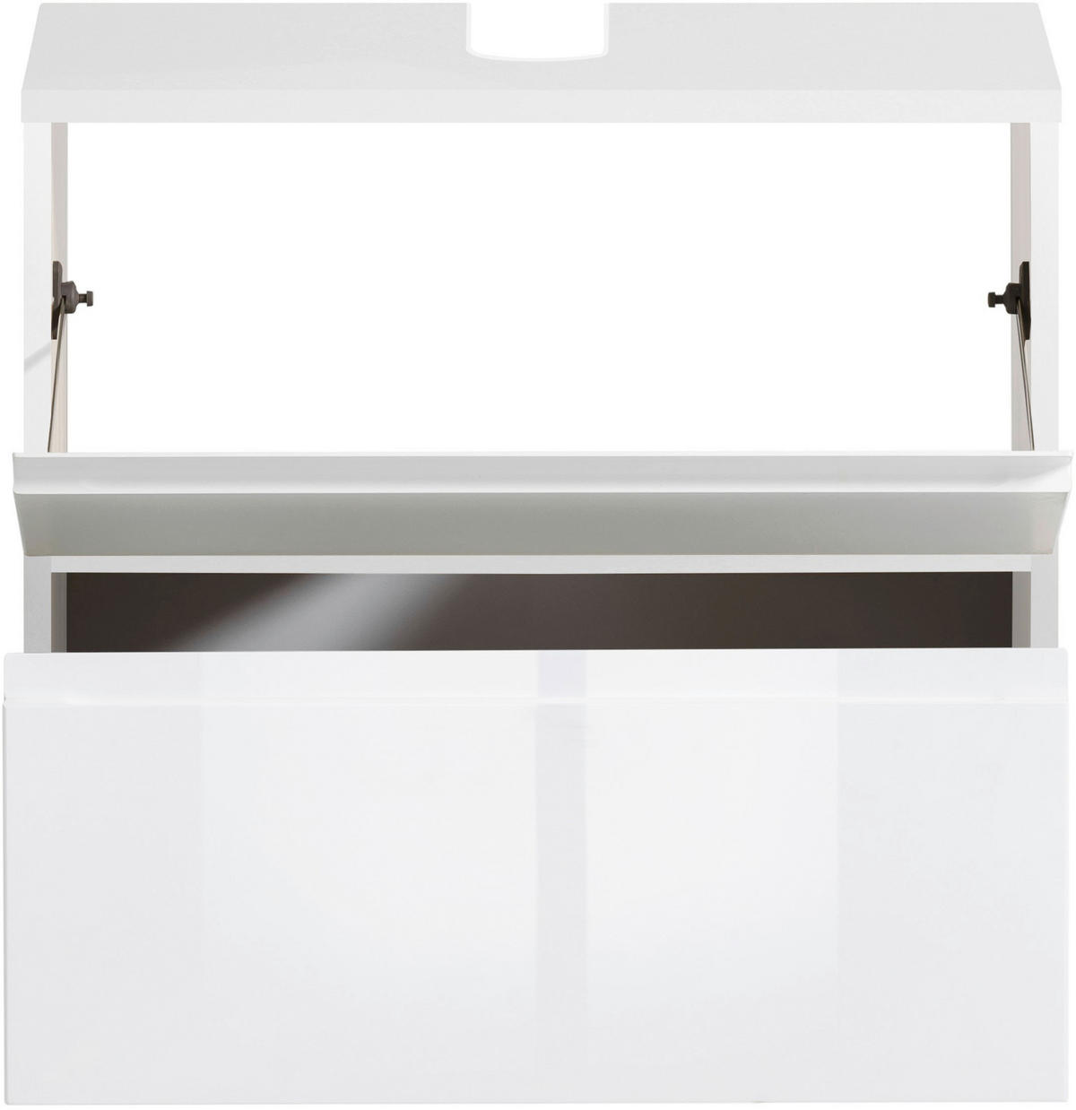 WASCHBECKENUNTERSCHRANK 60/53/35 cm  - Weiß, Design, Holzwerkstoff (60/53/35cm) - Xora