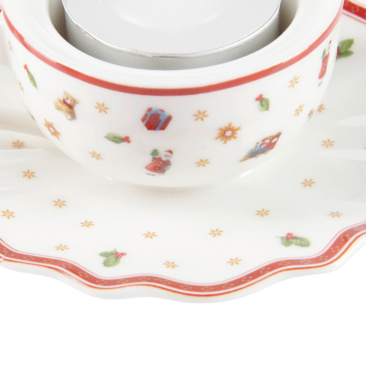 TEAMÉCSESTARTÓ - piros/fehér, Design, kerámia (9,8/9,8/4cm) - Villeroy & Boch