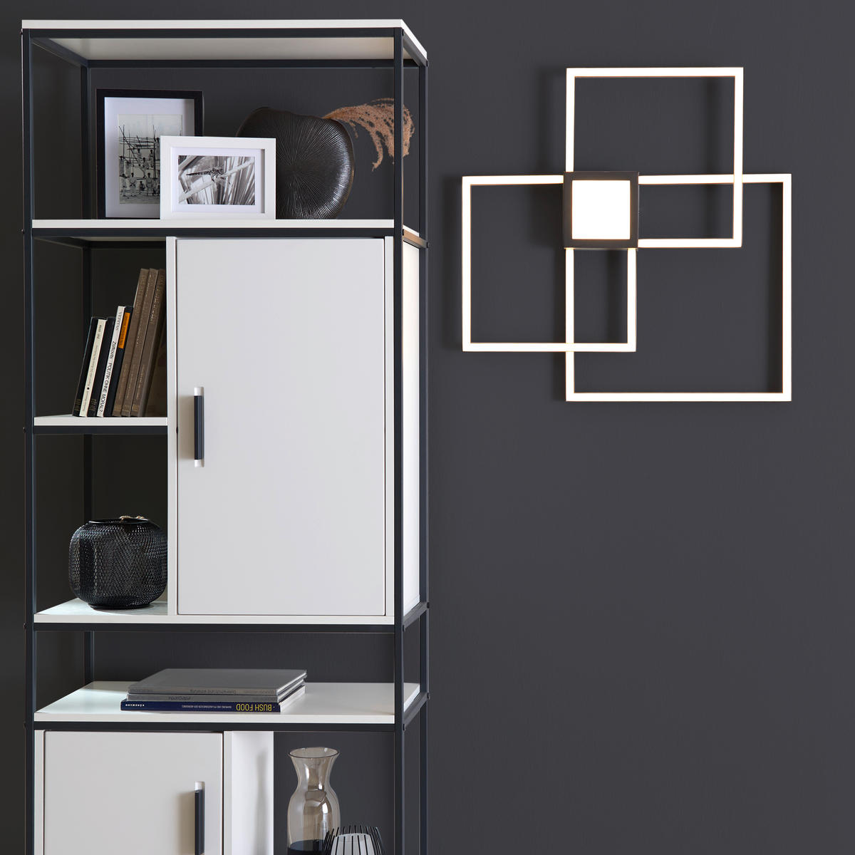 PLAFONIERĂ CU LED - Design (65,5/65,5/6,5cm) - Trio Leuchten
