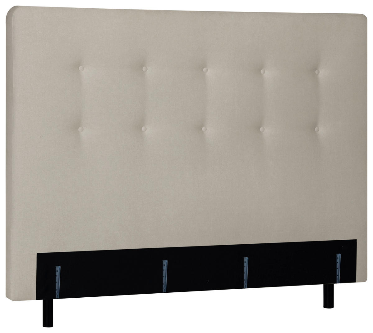 HUVUDGAVEL  - cremefärgad, Klassisk, trä/textil (182/133/11cm) - Ambiente