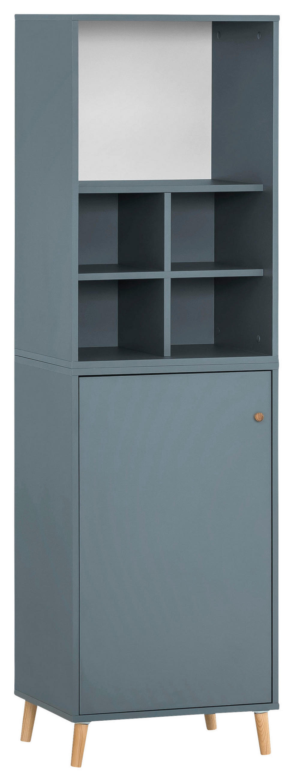 AKTENSCHRANK Petrol  - Petrol, MODERN, Holzwerkstoff (50,95/174,2/41cm) - MID.YOU