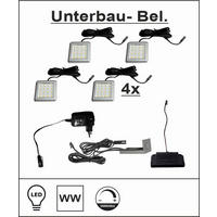 GLASBODENBELEUCHTUNGS-SET LED-Leuchtmittel  - Grau, Design, Kunststoff (6/2/6cm) - Livetastic