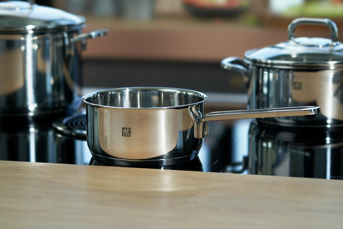 KOCHTOPFSET QUADRO 5-teilig  - Edelstahlfarben, Basics, Metall - Zwilling