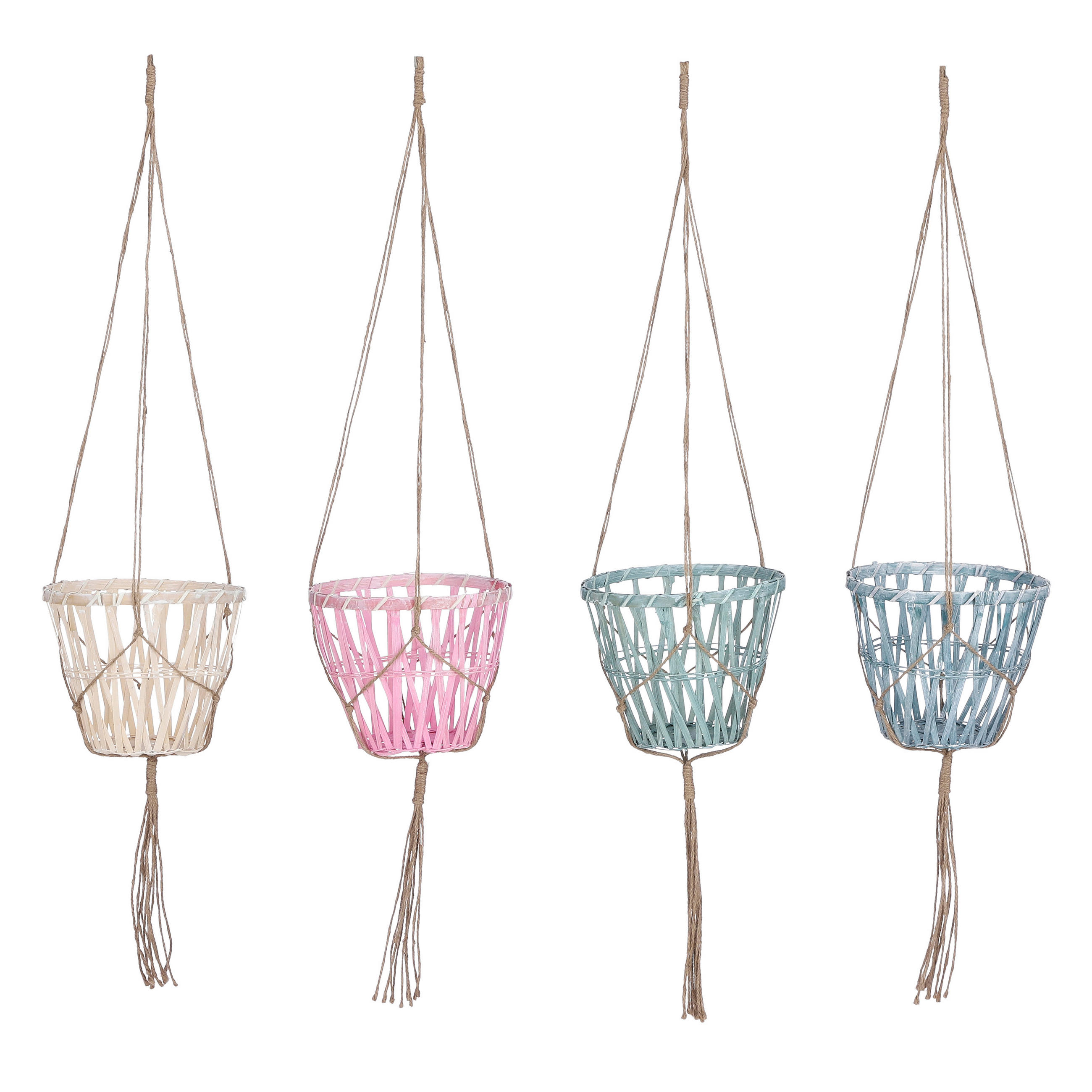 UKRASNA SAKSIJA  prirodni materijali  - pink/zelena, Osnovno, prirodni materijali (17/14.5cm)