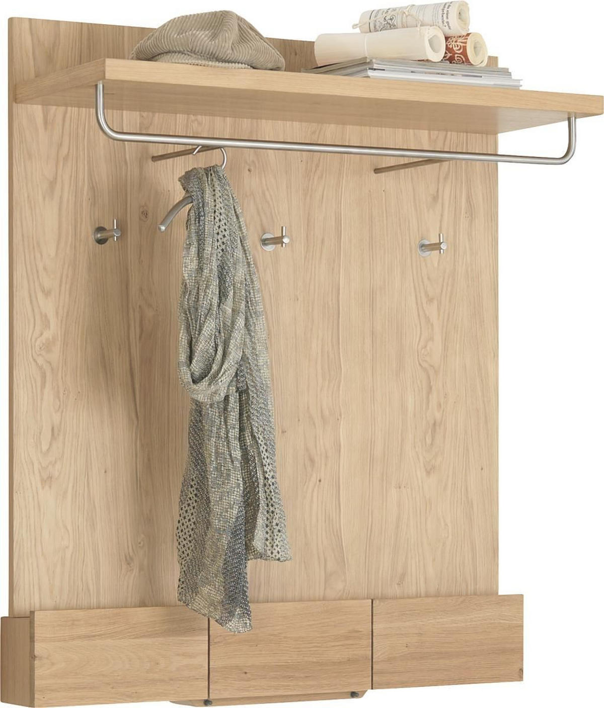 GARDEROBENPANEEL  in 96/112/37,5 cm  - Eichefarben, Natur, Holz (96/112/37,5cm) - Voglauer