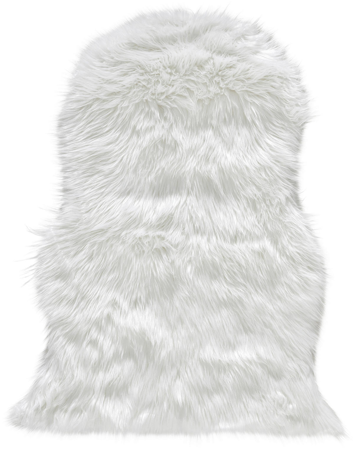 UMĚLÁ KOŽEŠINA, 60/90 cm, bílá - bílá, Konvenční, kožešina/textil (60/90cm) - Boxxx