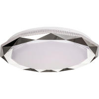 PLAFONIERĂ CU LED - alb/străveziu, Basics, plastic/metal (50/50/7cm)