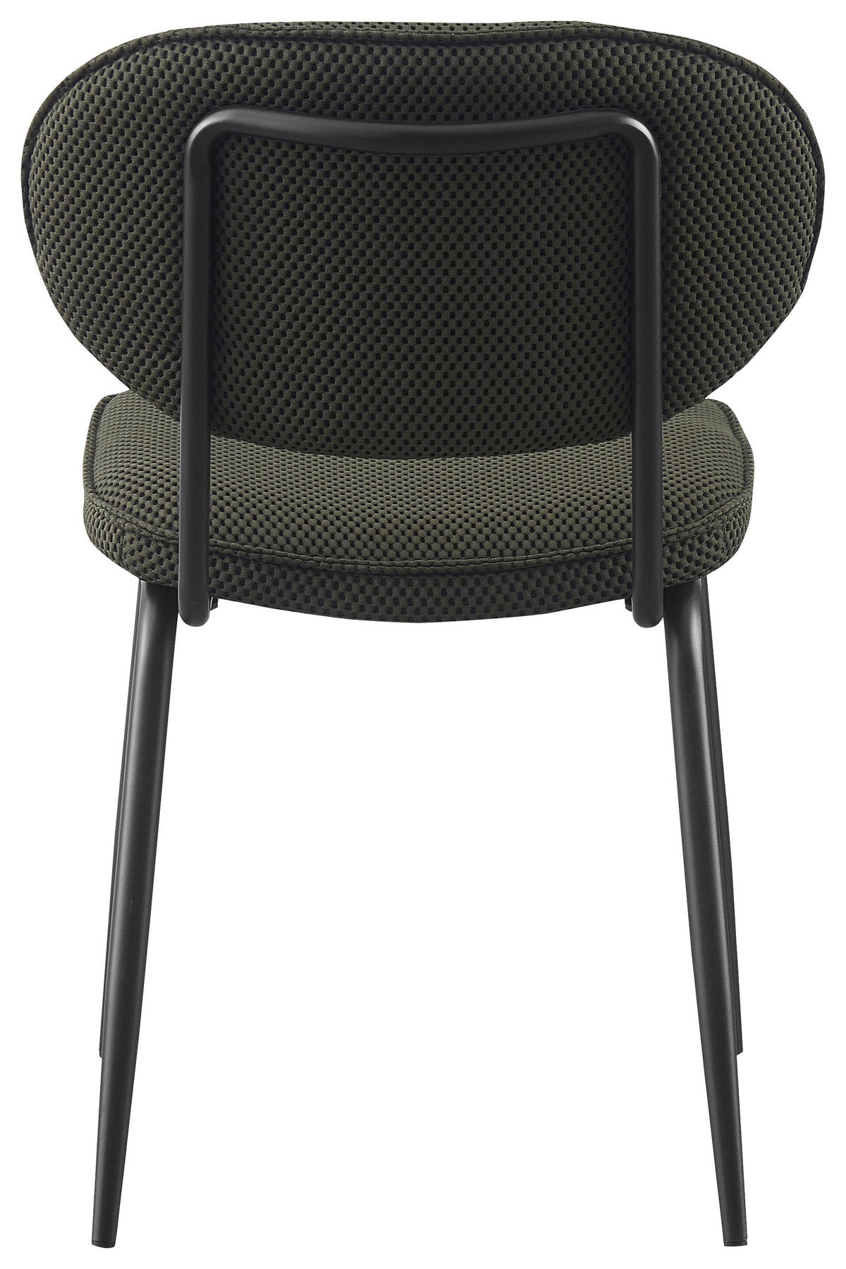 STOL, kovina, tekstil zelena, črna  - črna/zelena, Konvencionalno, kovina/tekstil (45/85/46cm) - Boxxx