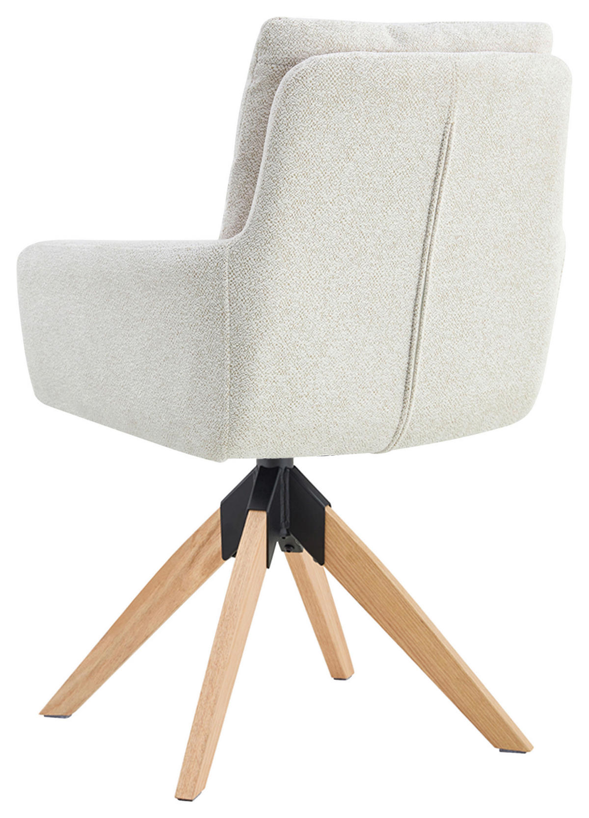 ARMLEHNSTUHL in Holz, Metall, Textil Creme  - Creme/Naturfarben, KONVENTIONELL, Holz/Textil (59/92/63cm) - Livetastic