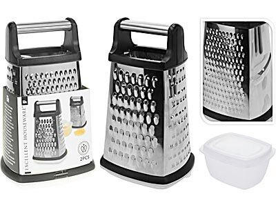 OSTRIVJÄRN - silver/svart, Basics, metall/plast (14/11/23cm)