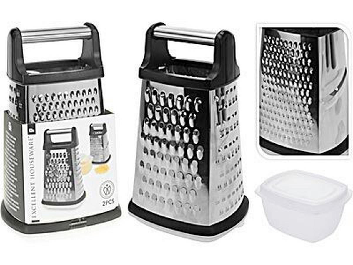 OSTRIVJÄRN - silver/svart, Basics, metall/plast (14/11/23cm)