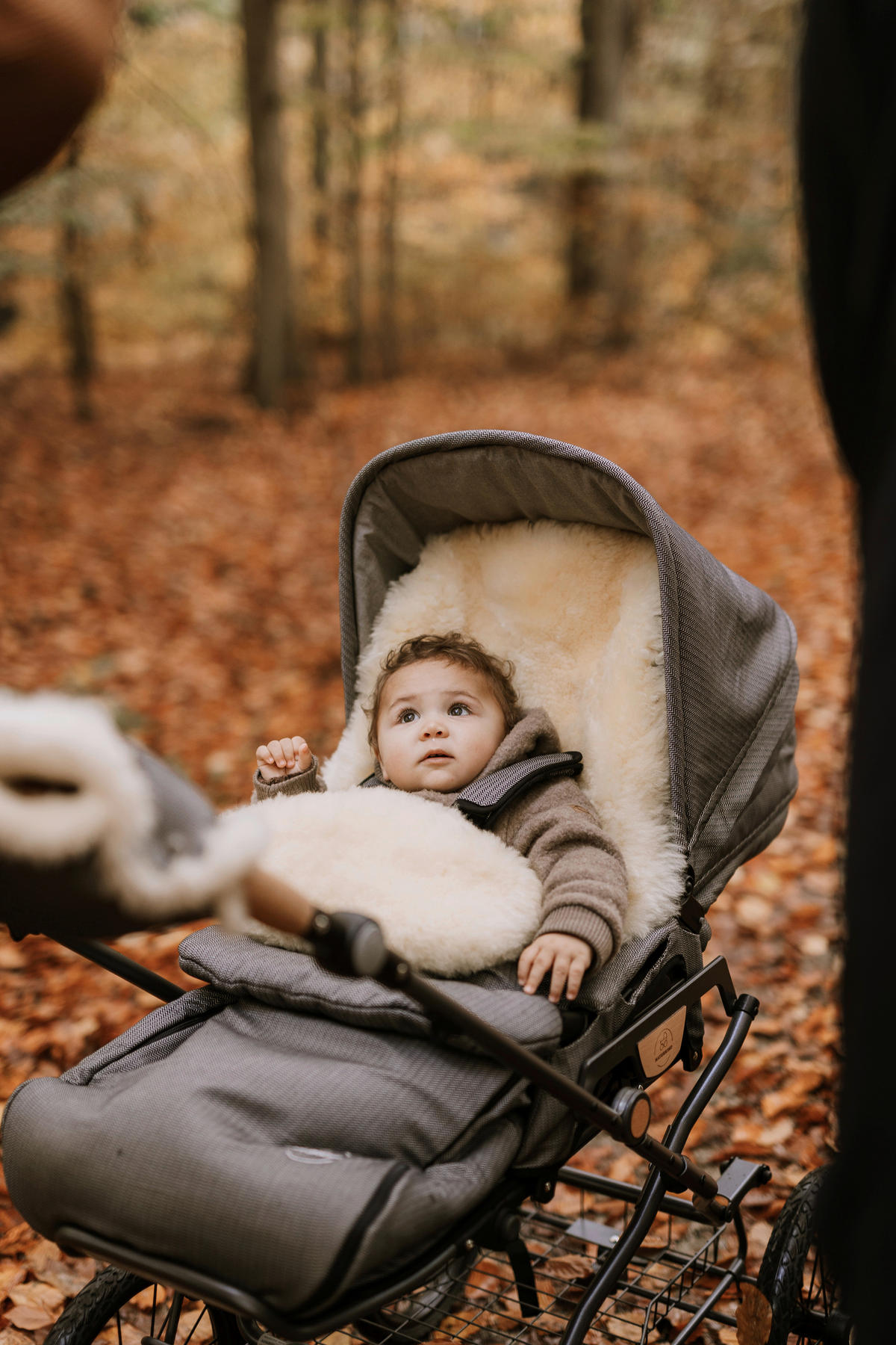 FELLSACK  - Dunkelgrau, Basics, Textil/Fell (46/105cm) - Naturkind