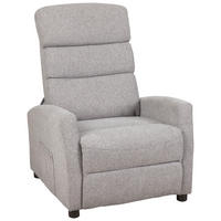 MASAŽNA FOTELJA tekstil  siva   - siva, Design, tekstil (75/108-75/95-165cm) - Xora