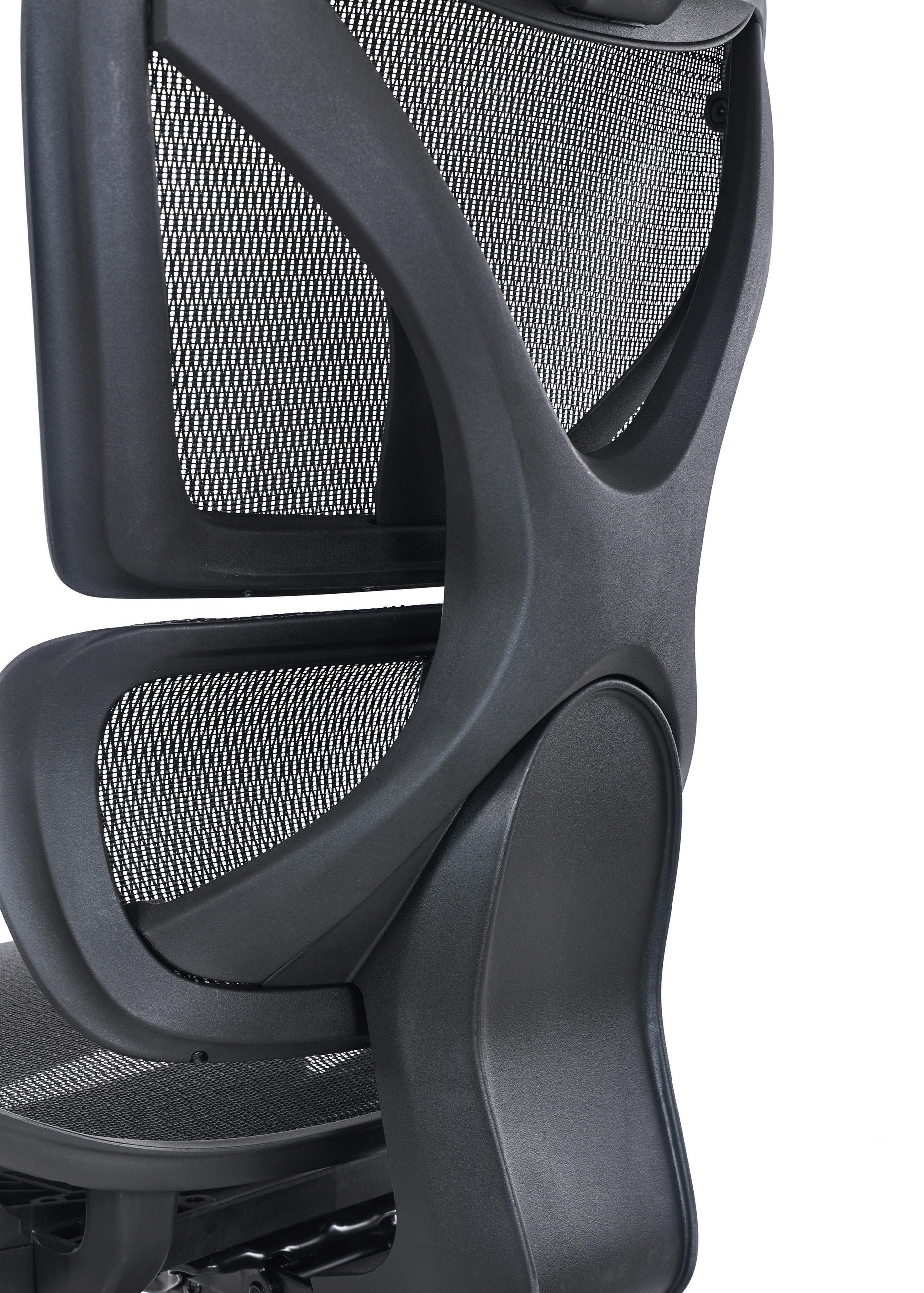 Thumbnail - Novel Drehstuhl, Schwarz, Silber, Metall, Kunststoff, Textil, Drehkreuz, 77x118-128x70 cm, Arbeitszimmer, Bürostühle, Dr...