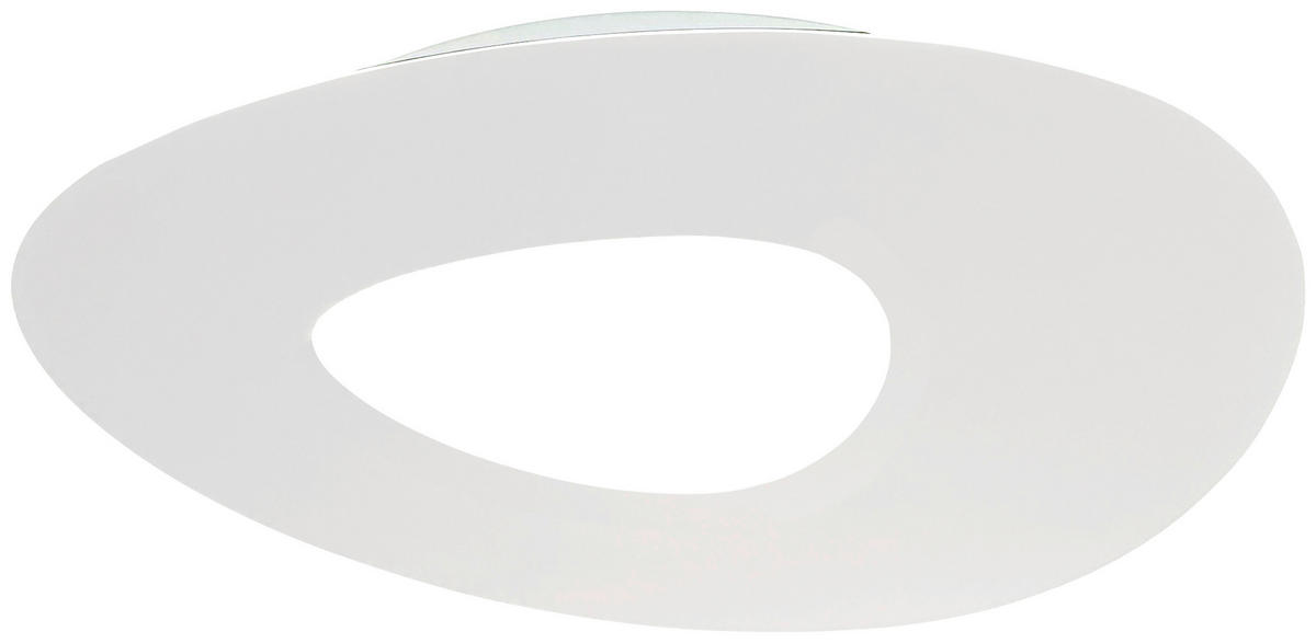 LED-DECKENLEUCHTE 70/50/3,5 cm   - Weiß, Design, Metall (70/50/3,5cm) - BOPP