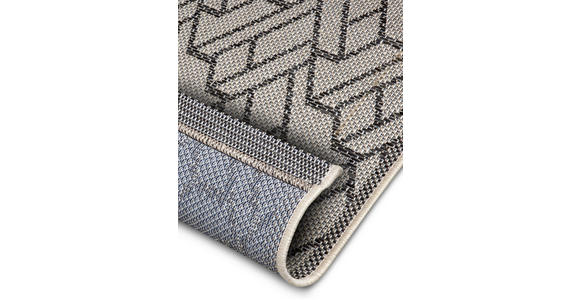 OUTDOORTEPPICH 115/170/170 cm Clyde Grau, Beige  - Beige/Grau, Design, Kunststoff/Textil (115/170/170cm) - Novel
