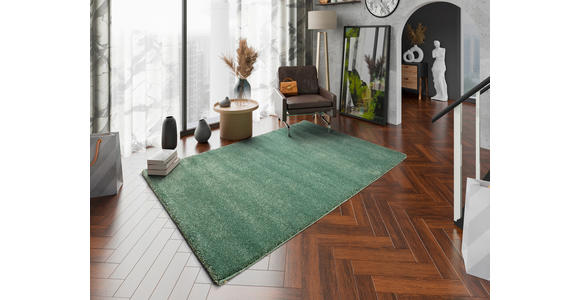 WEBTEPPICH 160/230 cm Grün  - Grün, Basics, Textil (160/230cm) - Novel