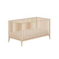 RÁCSOS KISÁGY Mila & Ben  - bükkszínű, Basics, fa (146,6/76,3cm) - Paidi