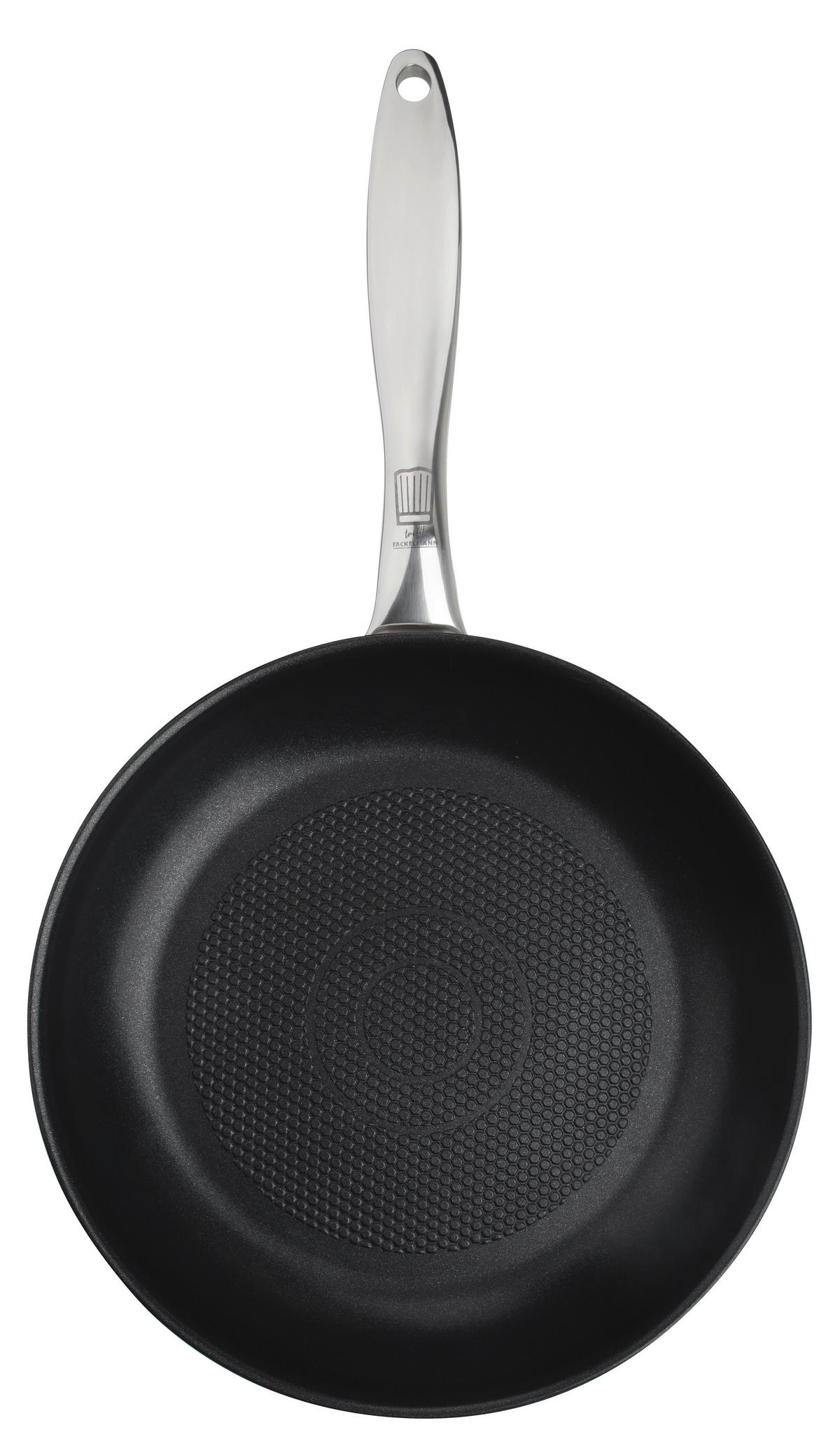 Tigaie Pentru Prăjit 24 cm  - argintiu/negru, Design, metal (24cm) - Chefkoch+Fackelmann