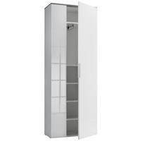 PREDSIEŇOVÁ SKRIŇA, 70/188/35 cm - biela, Design, kov/kompozitné drevo (70/188/35cm) - Xora