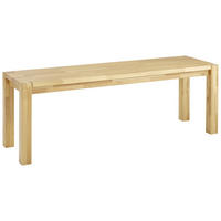 SITZBANK 140/47/40 cm Eichefarben Eiche massiv  - Eichefarben, KONVENTIONELL, Holz (140/47/40cm) - Valdera