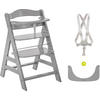 HOCHSTUHL ALPHA + Grau  - Grau, LIFESTYLE, Holz (56/80/48cm) - Hauck