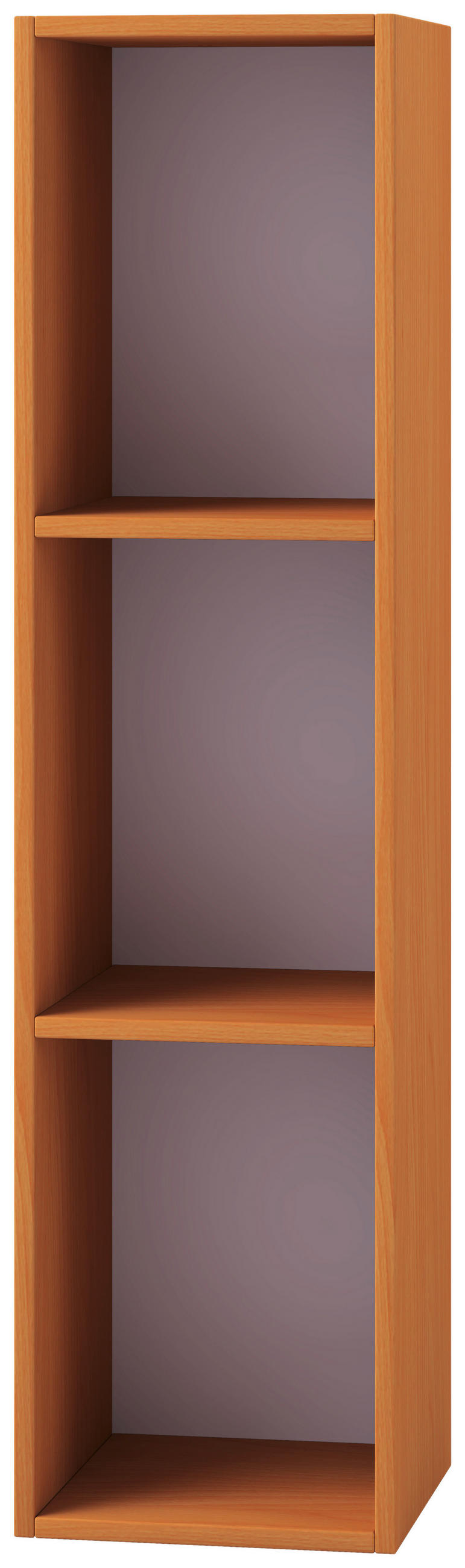 SCHALLPLATTENREGAL Buchefarben  - Buchefarben, KONVENTIONELL, Holzwerkstoff (34/115/29cm) - MID.YOU