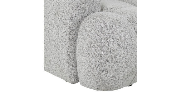 ECKSOFA Greige Flachgewebe - Greige/Schwarz, KONVENTIONELL, Kunststoff/Textil (276/175cm) - Carryhome
