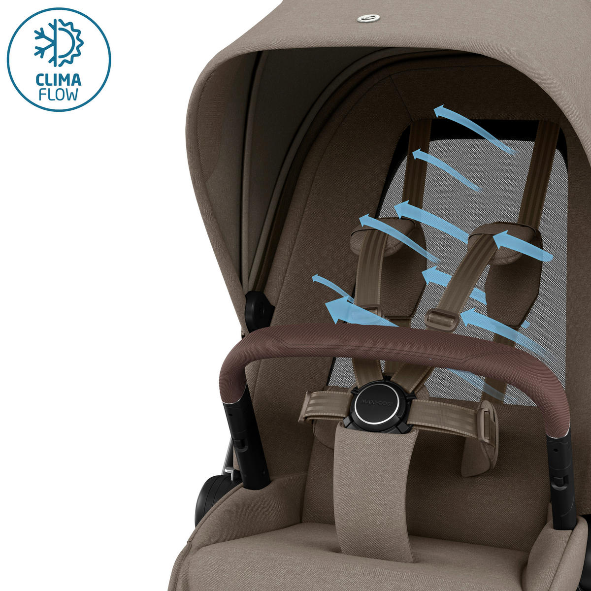 KINDERWAGENSET Fame Bundle  - Graubraun, Basics - Maxi-Cosi