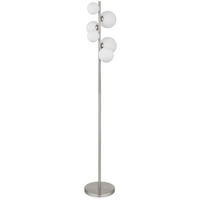 LED SVJETILJKA PODNA  - boje nikla/crna, Konvencionalno, staklo/metal (29,5/28/155cm) - Globo