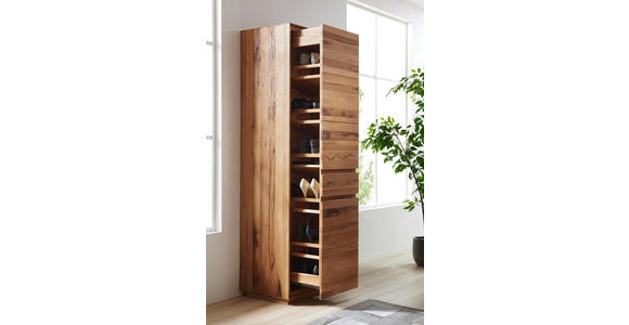 SCHUHSCHRANK 54/203/49 cm - Eichefarben, Natur, Holz (54/203/49cm) - Valnatura