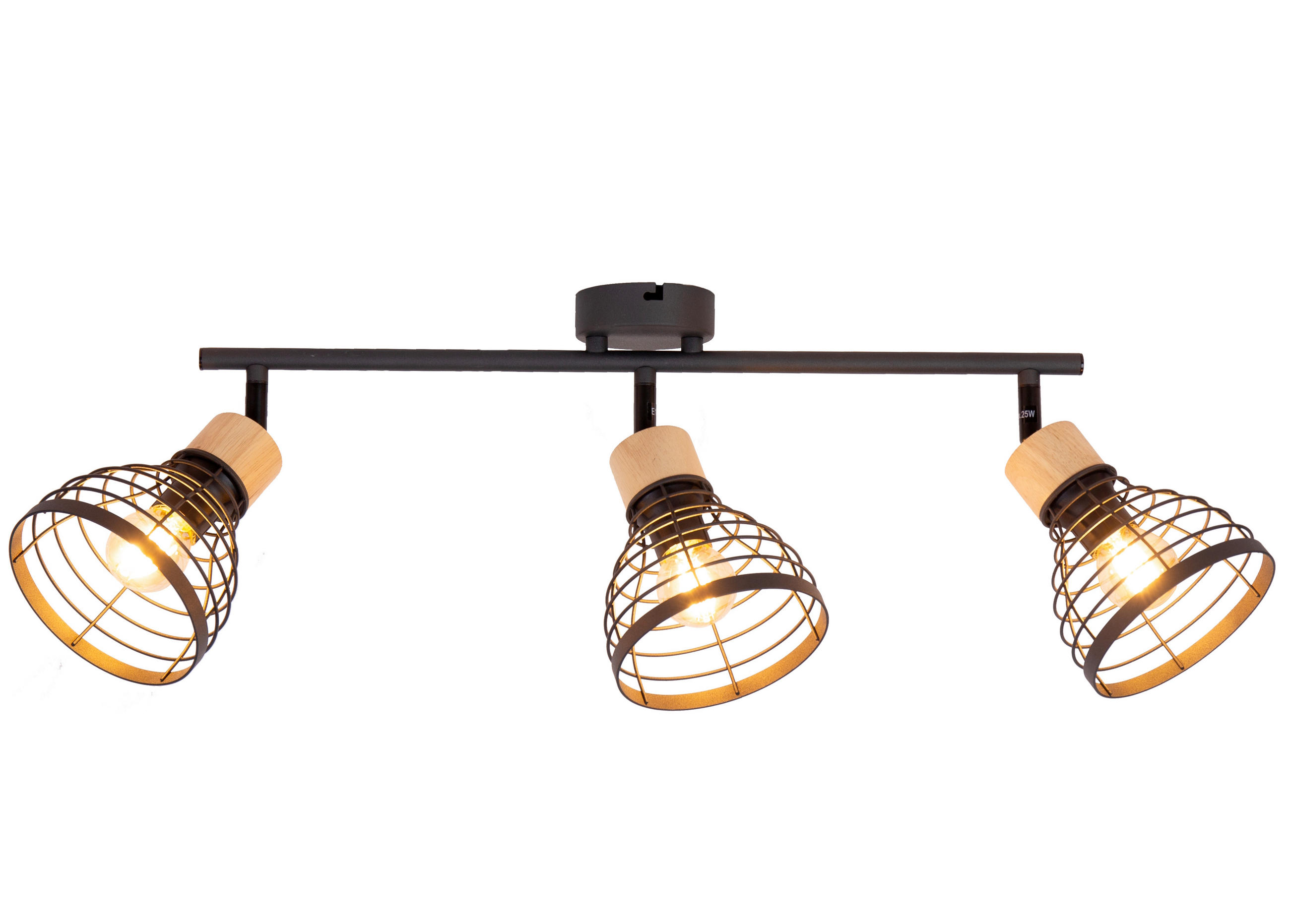 REFLEKTOR ESPEN  - braon/crna, Trendi, drvo/metal (15/50/20cm)