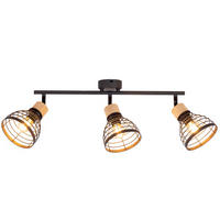 REFLEKTOR ESPEN  - braon/crna, Trendi, drvo/metal (15/50/20cm)