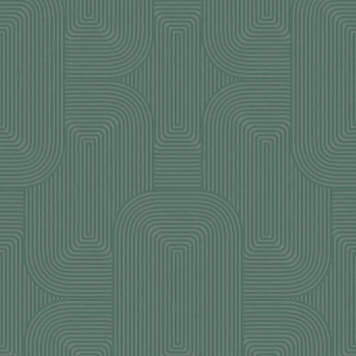 VLIESTAPETE  - Grün, Basics, Papier/Kunststoff (52/1005cm) - Xora