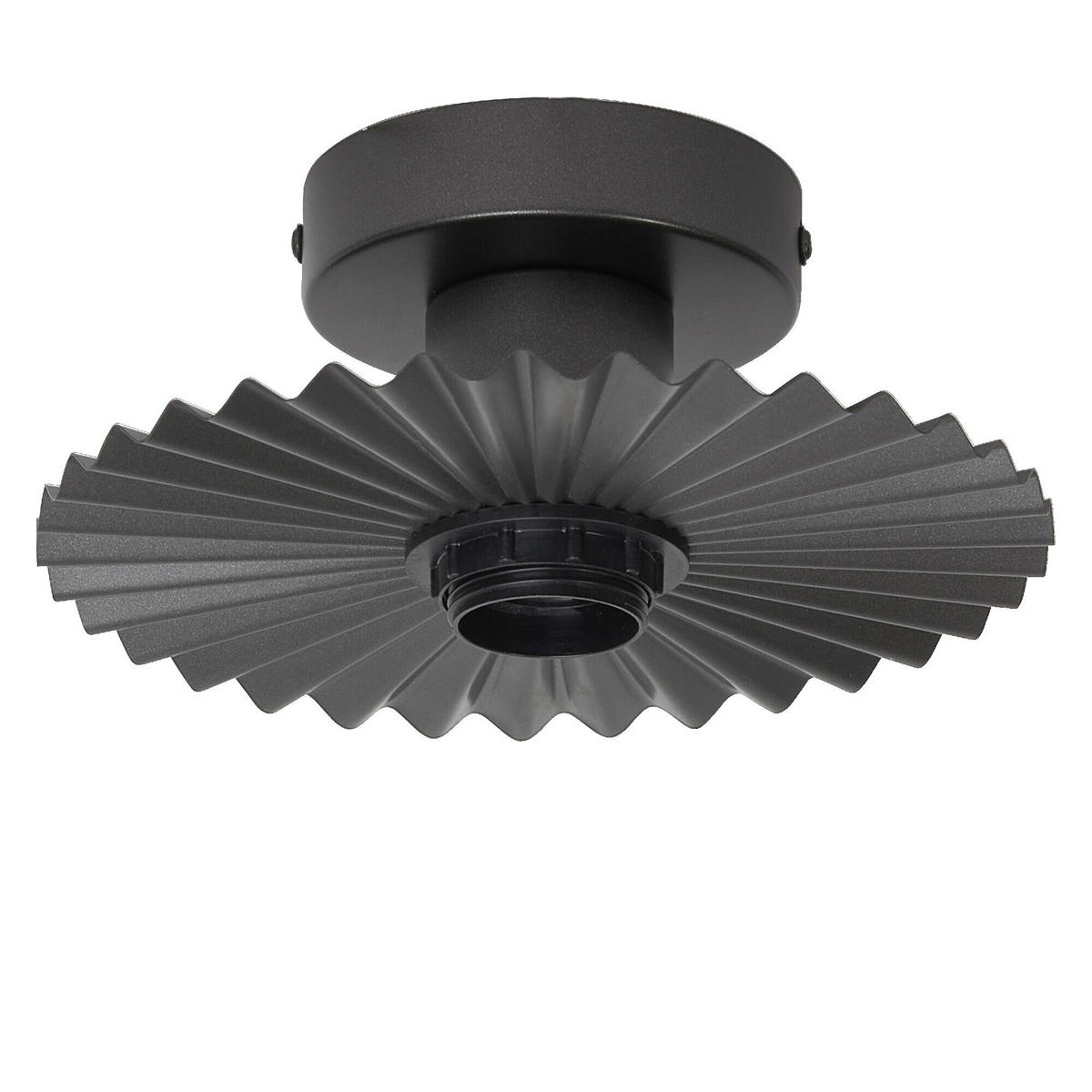 DECKENLEUCHTE Modern 20/9 cm  - Dunkelgrau, Basics, Metall (20/9cm) - Osram