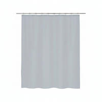 DUSCHVORHANG PRIMO 120/200 cm  - Grau, Basics, Textil (120/200cm) - Spirella