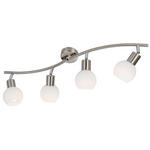 STRAHLER 70,5/9/21 cm   - Opal/Weiß, Basics, Glas/Metall (70,5/9/21cm) - Novel