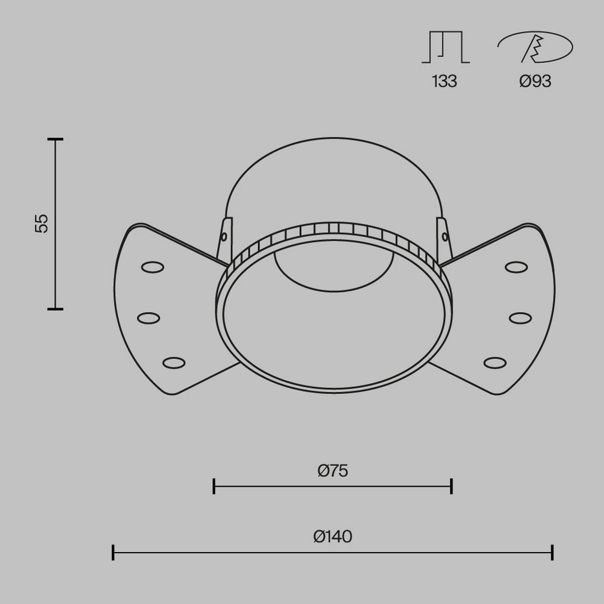 INFÄLLD SPOTLIGHT 14/5,5 cm   - Basics (14/5,5cm) - MAYTONI