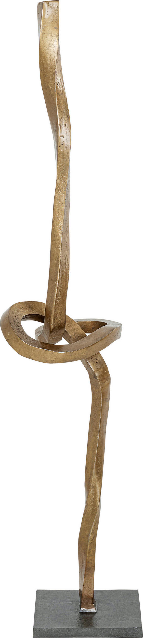 SKULPTUR - Messingfarben, Design, Metall (35/159/29cm) - Kare-Design