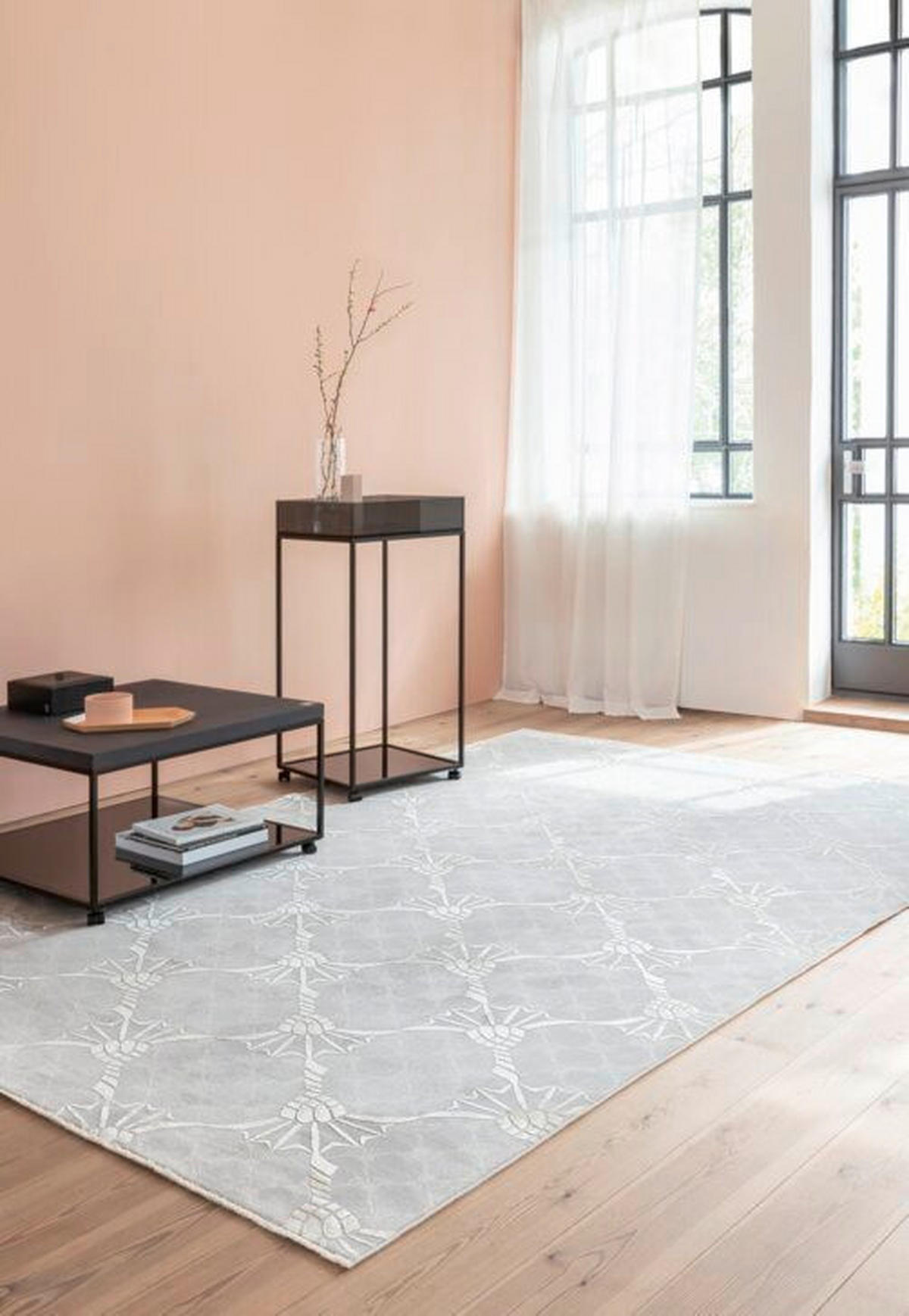 TKANÝ KOBEREC, 140/200 cm, světle šedá - světle šedá, Design, textil (140/200cm) - Joop!