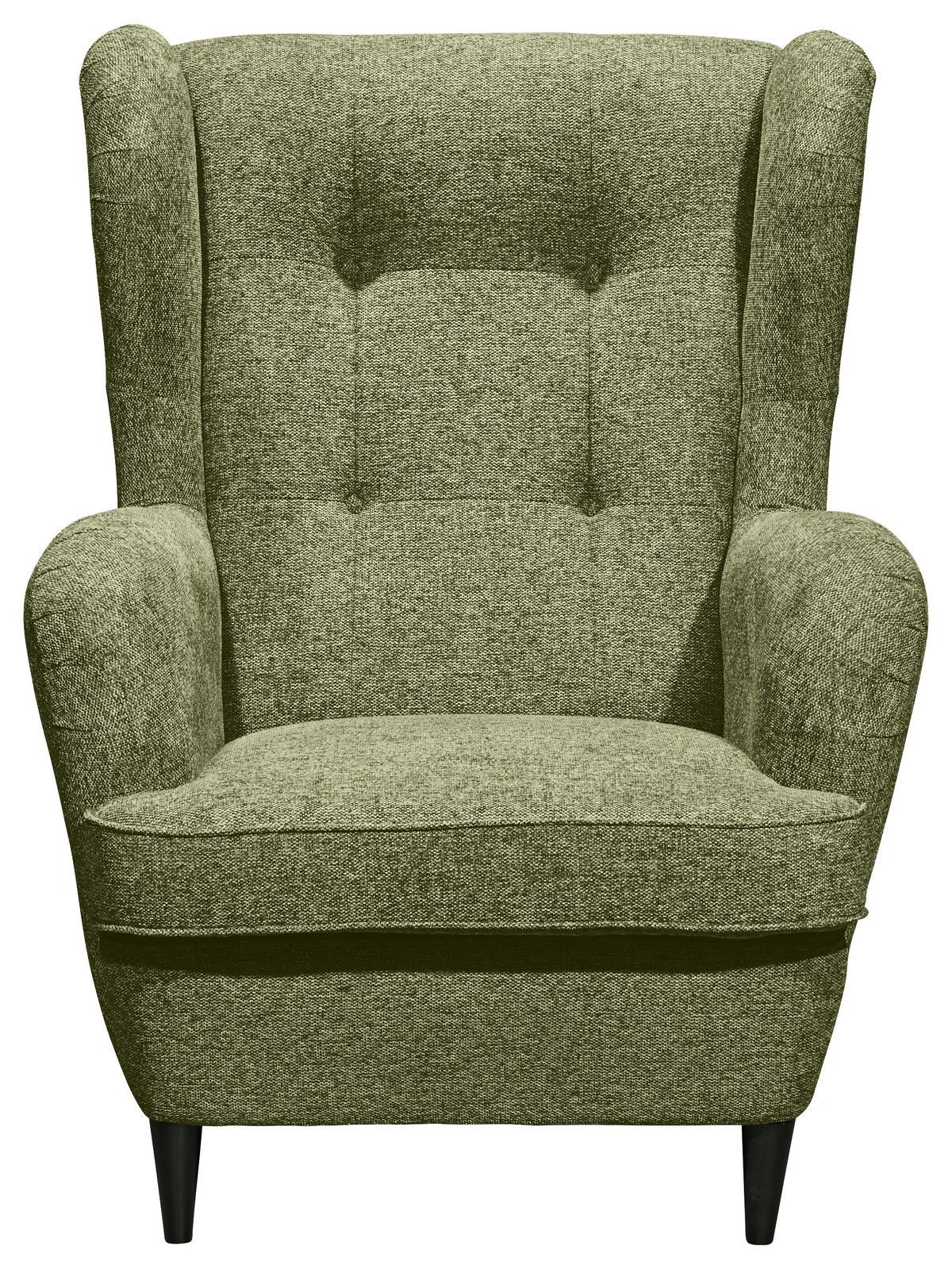 OHRENSESSEL Webstoff Olivgrün  - Schwarz/Olivgrün, Basics, Textil (78/102/98cm) - MID.YOU