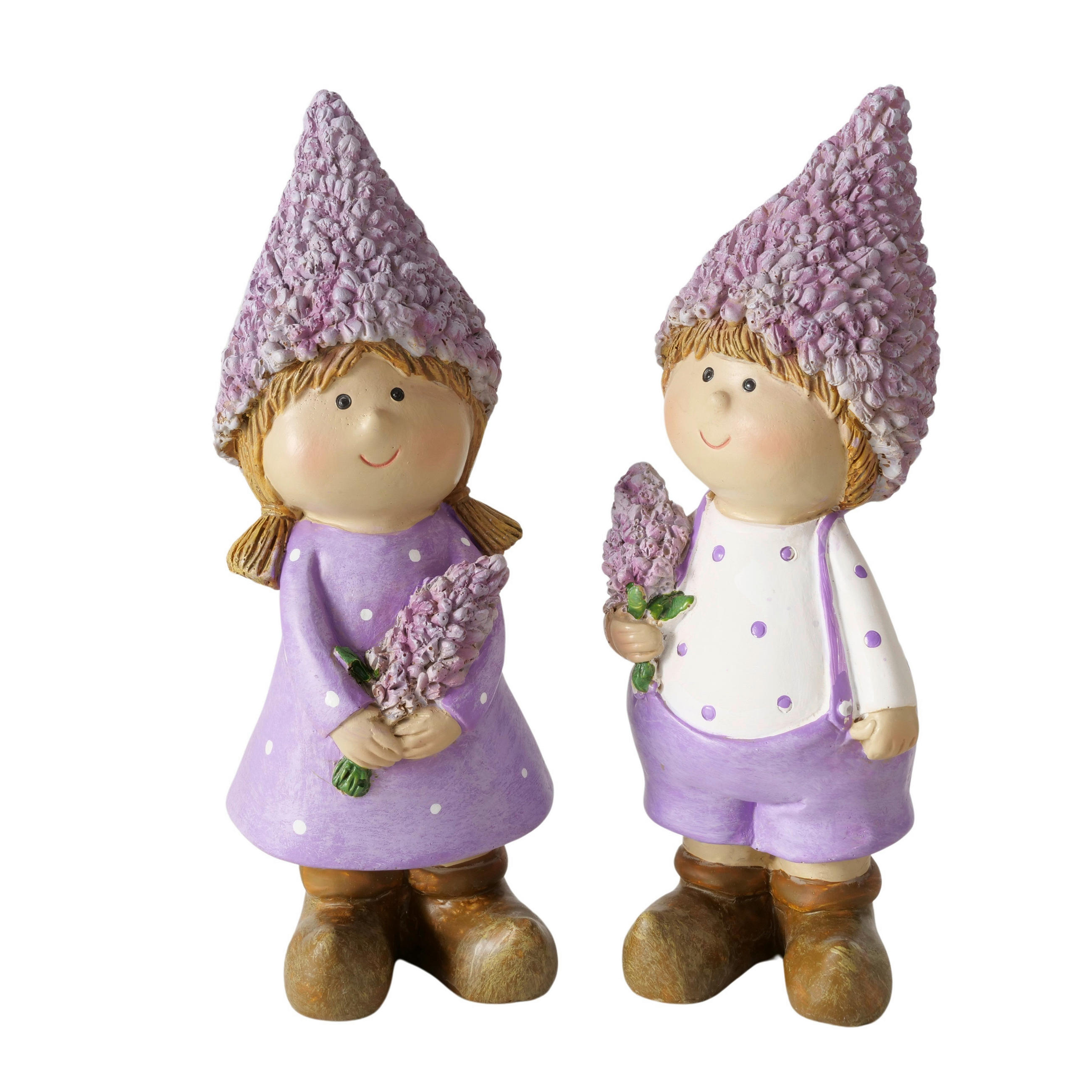 GYEREK DÍSZFIGURA - lila/fehér, Basics, műanyag (6/5,8/15,8cm)