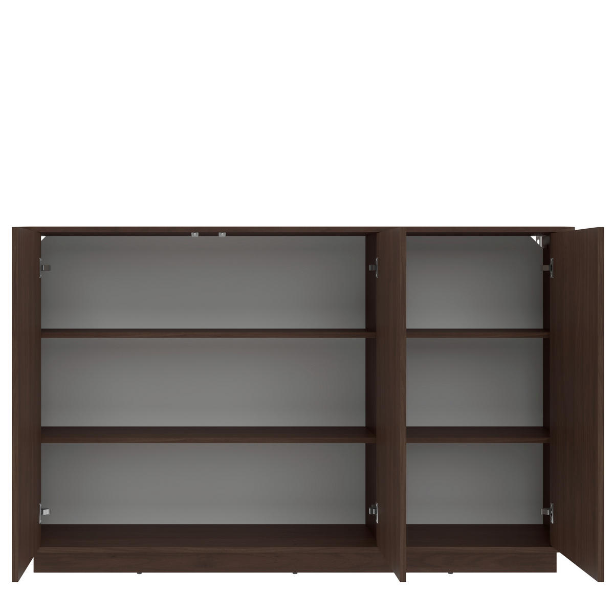 KOMMODE , 164,4/101,2/40 cm,  - Walnussfarben, Design, Holzwerkstoff (164,4/101,2/40cm) - MID.YOU