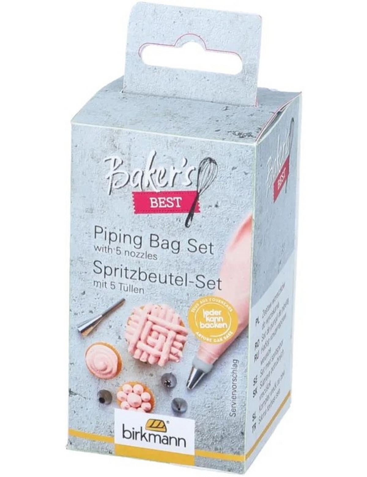 Spritspåseset 7-delar - Basics, metall/textil (0,1/40/20cm) - Birkmann