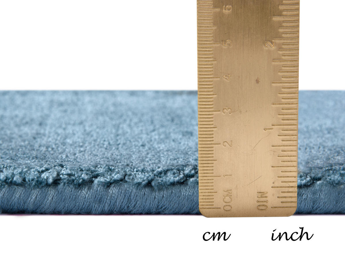 HANDWEBTEPPICH 50/80 cm Hellblau  - Hellblau, Basics, Textil (50/80cm) - Tom Tailor