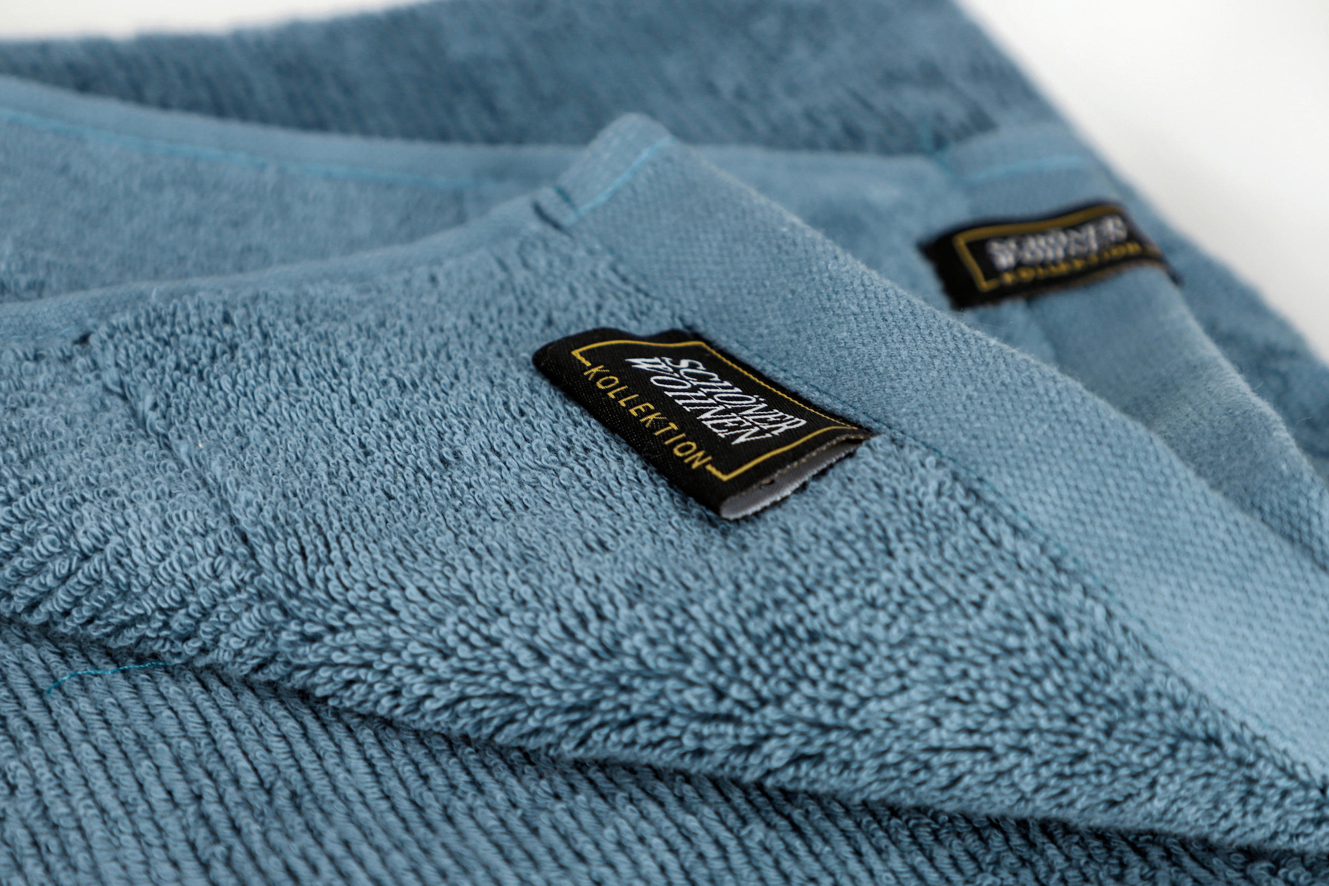 SAUNATUCH SW-SENSE Blau, Blaugrau  - Blau/Blaugrau, Basics, Textil (80/180cm) - Schöner Wohnen
